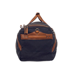 Campaign Waxed Canvas Medium Duffle Bag by Mission Mercantile Leather Goods, handmade leather goods detail photo 27