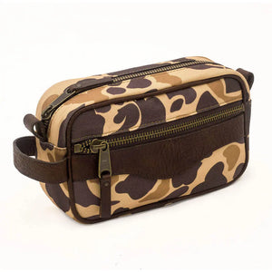 Campaign Waxed Canvas Toiletry Shave Kit by Mission Mercantile Leather Goods, natural skincare detail photo 16