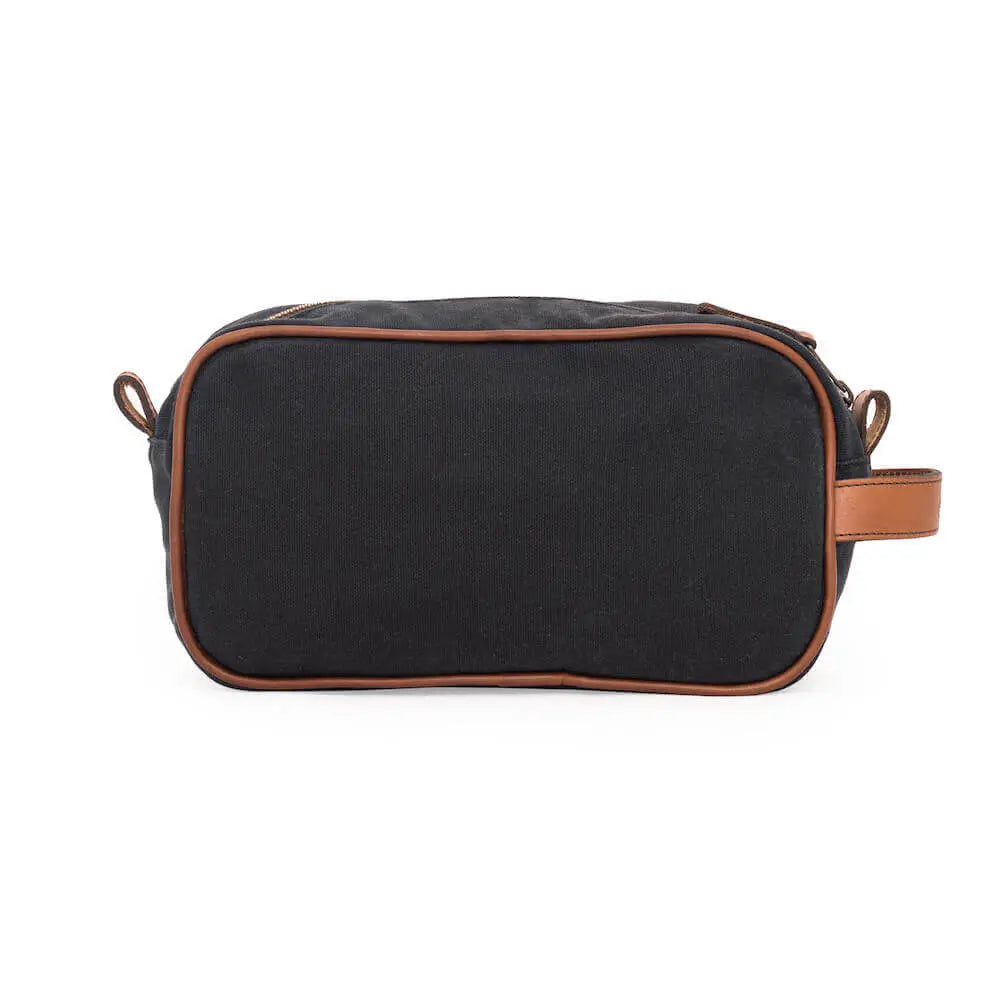 Campaign Waxed Canvas Toiletry Shave Kit by Mission Mercantile Leather Goods, natural skincare detail photo 23