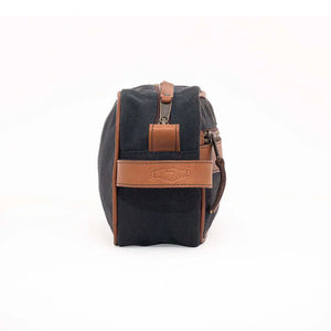 Campaign Waxed Canvas Toiletry Shave Kit by Mission Mercantile Leather Goods, natural skincare detail photo 24