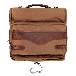 Campaign Waxed Canvas Valet Bag by Mission Mercantile Leather Goods, handmade leather goods main product photo