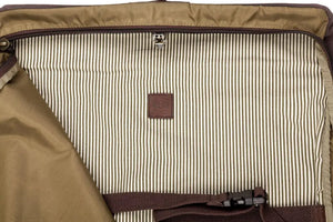 Campaign Waxed Canvas Valet Bag by Mission Mercantile Leather Goods, handmade leather goods detail photo 8
