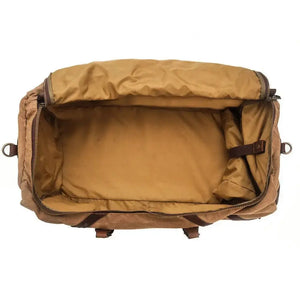 Campaign Waxed Canvas X-Large Duffle Bag by Mission Mercantile Leather Goods, handmade leather goods detail photo 8