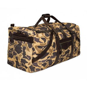 Campaign Waxed Canvas X-Large Duffle Bag by Mission Mercantile Leather Goods, handmade leather goods detail photo 18