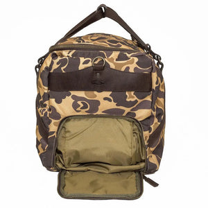 Campaign Waxed Canvas X-Large Duffle Bag by Mission Mercantile Leather Goods, handmade leather goods detail photo 21