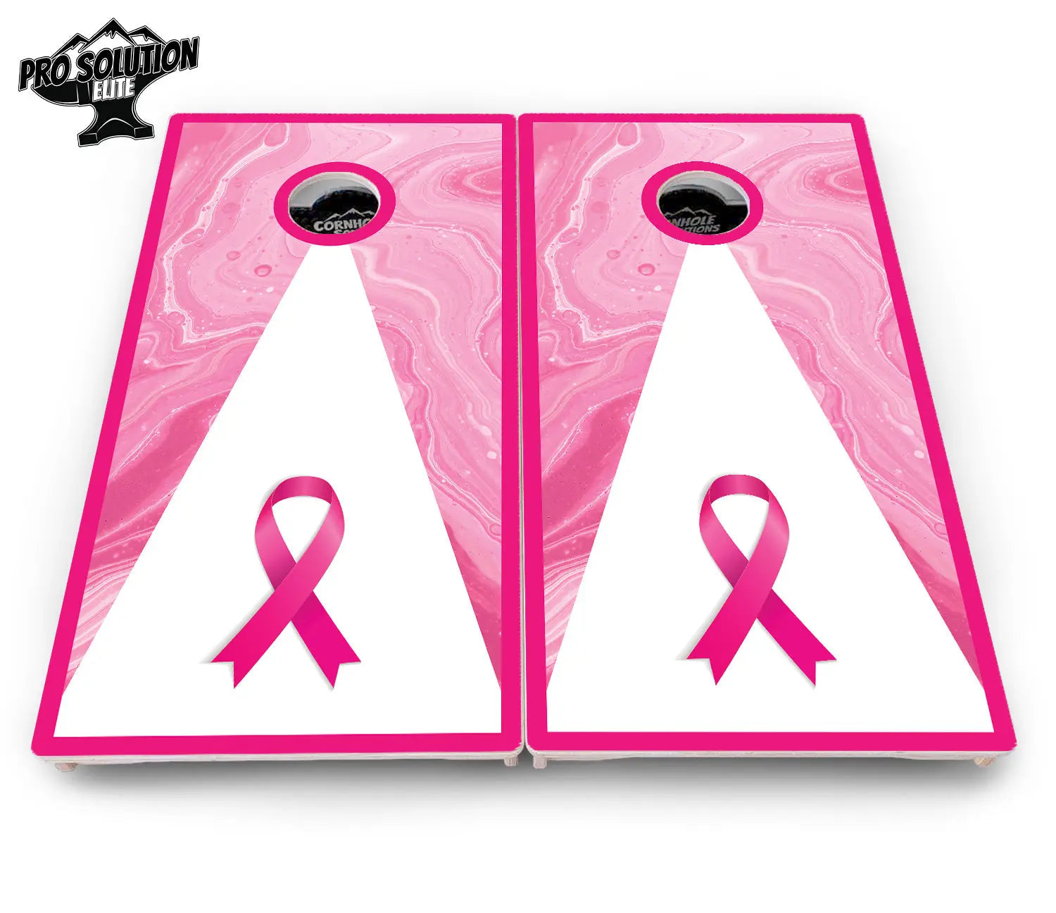 Cancer Awareness Cornhole Boards - Pro Solution Elite Series by Cornhole Solutions, custom cornhole board detail photo 5