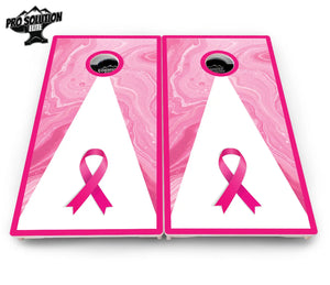 Cancer Awareness Cornhole Boards - Pro Solution Elite Series by Cornhole Solutions, custom cornhole board detail photo 5