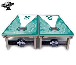 Cancer Awareness Cornhole Boards - Pro Solution Elite Series by Cornhole Solutions, custom cornhole board detail photo 9