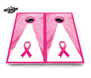 Cancer Awareness Cornhole Boards - Pro Solution Lite Series by Cornhole Solutions, custom cornhole board detail photo 4