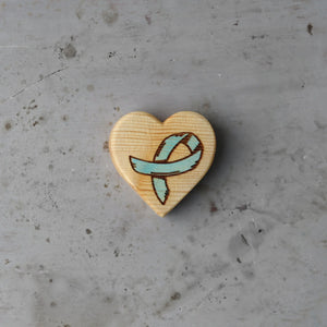 Cancer Awareness Hearts by Dennehey Design Co., Southern home decor detail photo 13