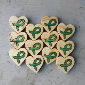 Cancer Awareness Hearts by Dennehey Design Co., Southern home decor detail photo 14