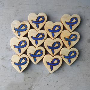 Cancer Awareness Hearts by Dennehey Design Co., Southern home decor detail photo 25