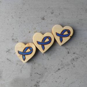 Cancer Awareness Hearts by Dennehey Design Co., Southern home decor detail photo 27