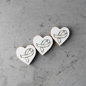 Cancer Awareness Hearts by Dennehey Design Co., Southern home decor detail photo 35