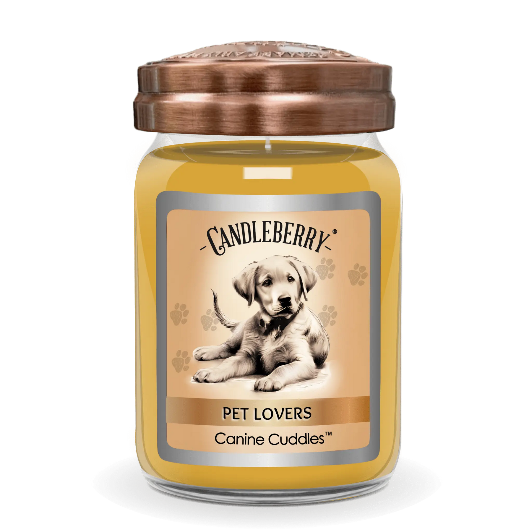 Canine Cuddles™ - Large Jar Candle (Collective) by The Candleberry® Candle Company, scented candle main product photo