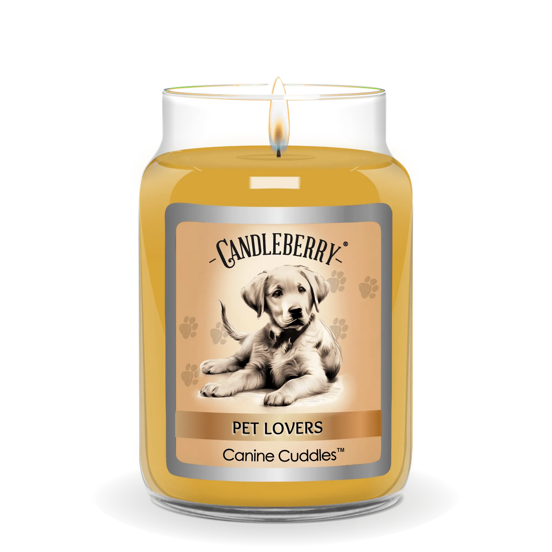 Canine Cuddles™ - Large Jar Candle (Collective) by The Candleberry® Candle Company, scented candle detail photo 2