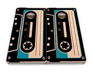 Cassette Tape Cornhole Boards - Professional Tournament Series by Cornhole Solutions, custom cornhole board detail photo 4