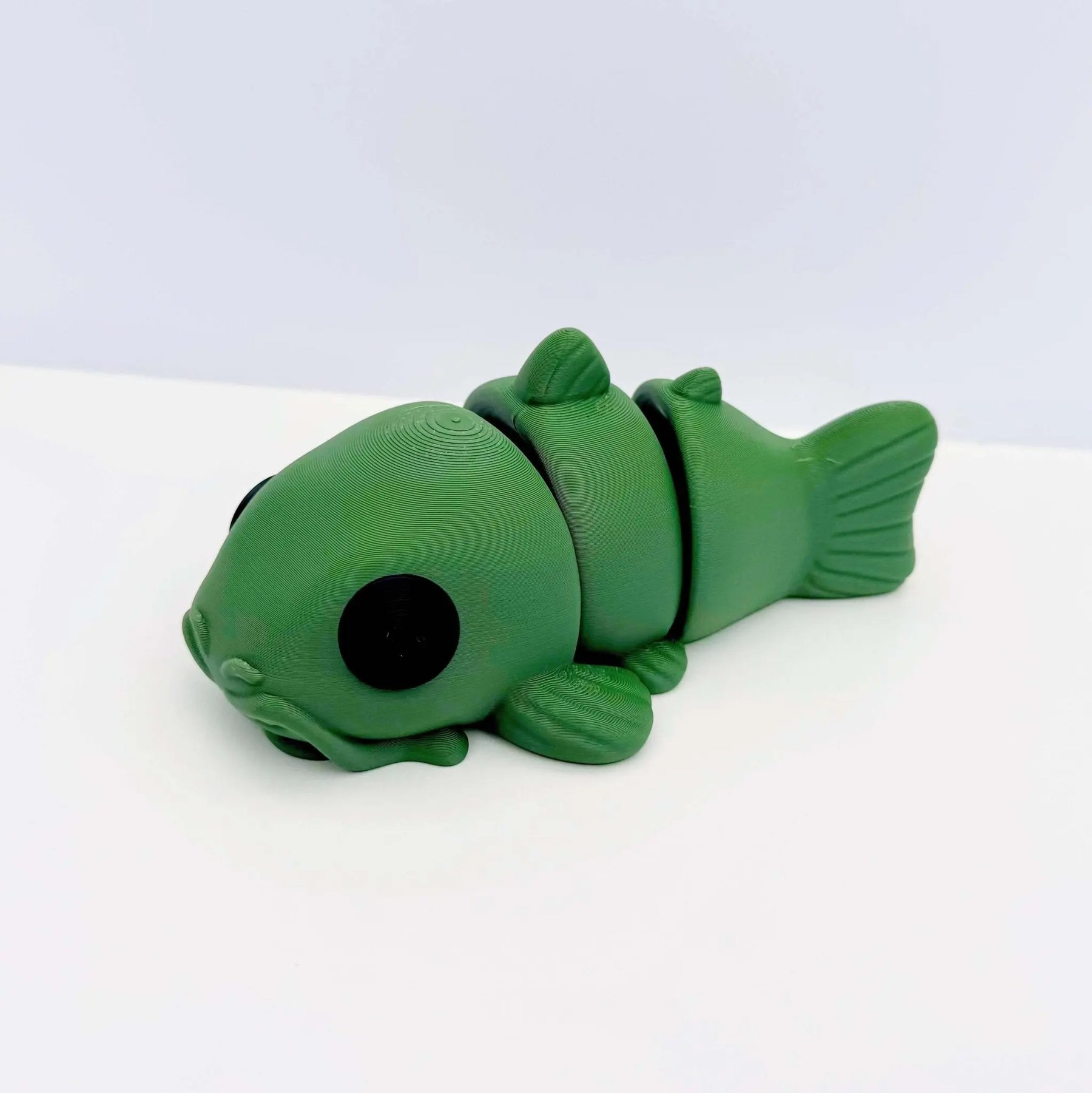 Catfish 3D Printed Fidget Toy | Large Fishing Lover Sensory Toy by Mushroom Lady Co, paper gift detail photo 2