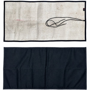 Drop Zone Mat - Premium - Firehose Edition by Recycled Firefighter, handmade leather goods detail photo 11