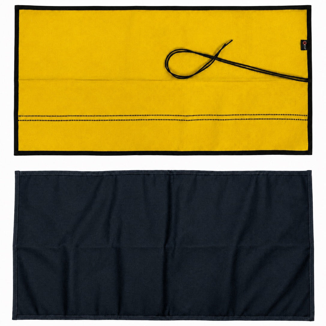 Drop Zone Mat - Premium - Firehose Edition by Recycled Firefighter, handmade leather goods detail photo 7
