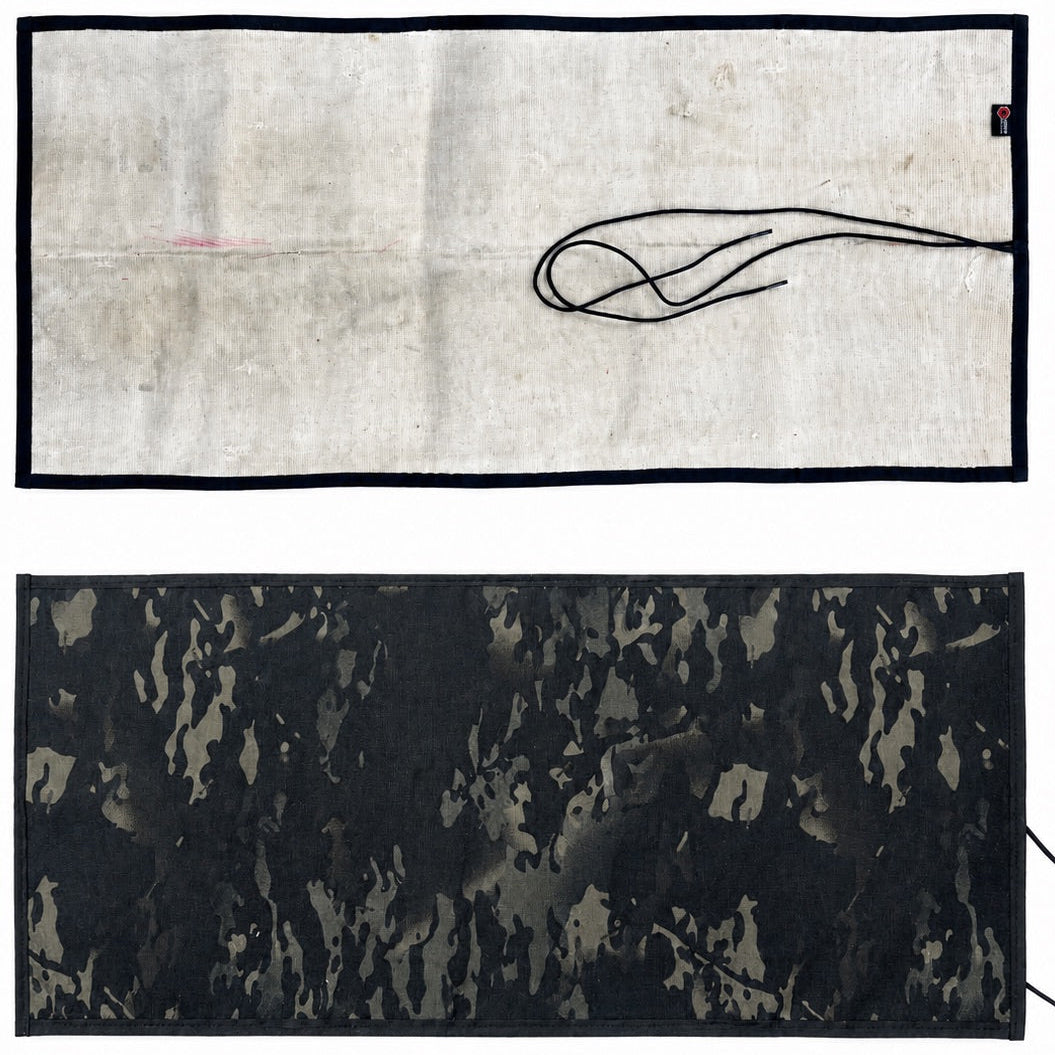 Drop Zone Mat - Premium - Firehose Edition by Recycled Firefighter, handmade leather goods detail photo 12
