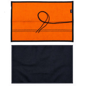 Drop Zone Mat - Premium - Firehose Edition by Recycled Firefighter, handmade leather goods detail photo 25