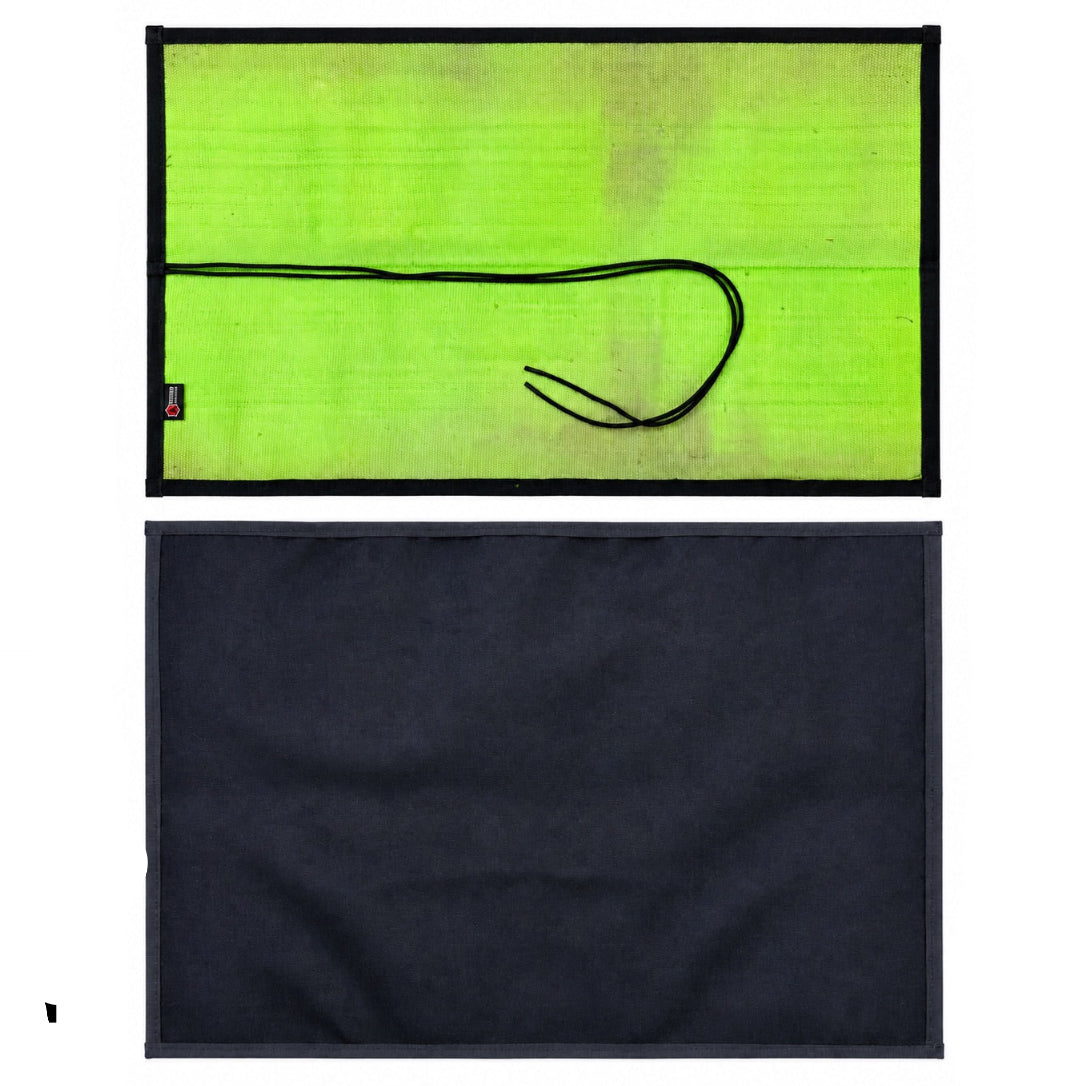 Drop Zone Mat - Premium - Firehose Edition by Recycled Firefighter, handmade leather goods detail photo 27