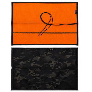 Drop Zone Mat - Premium - Firehose Edition by Recycled Firefighter, handmade leather goods detail photo 26
