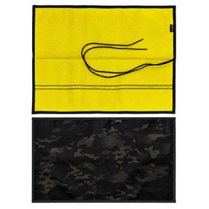 Drop Zone Mat - Premium - Firehose Edition by Recycled Firefighter, handmade leather goods detail photo 20