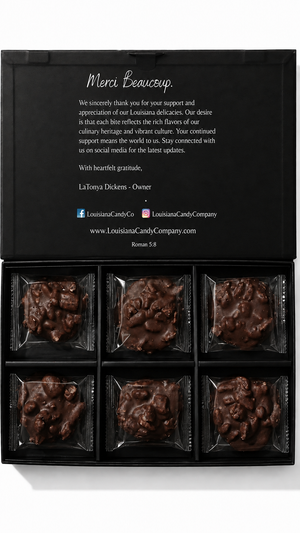 Mississippi Mudslide Pralines - 6 Count