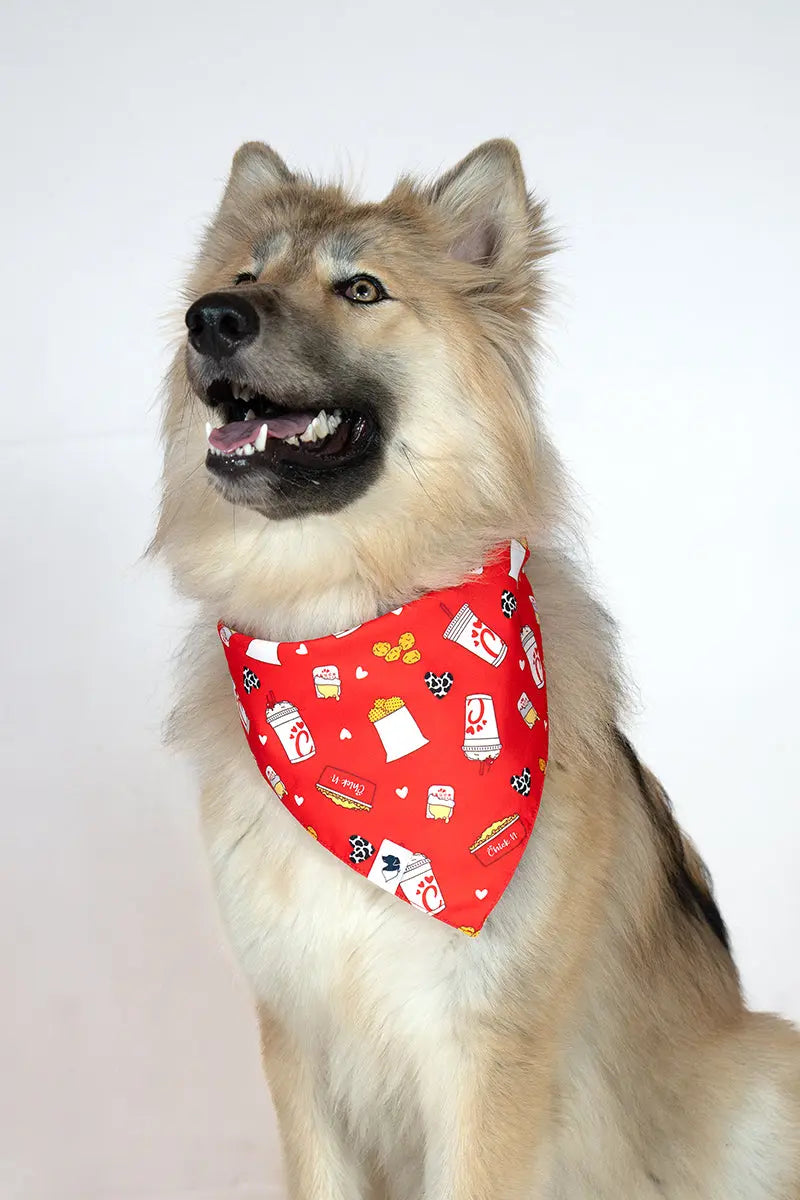 Chicken Nugget Dog Bandana by Dog Bandana Co., pet accessory detail photo 4