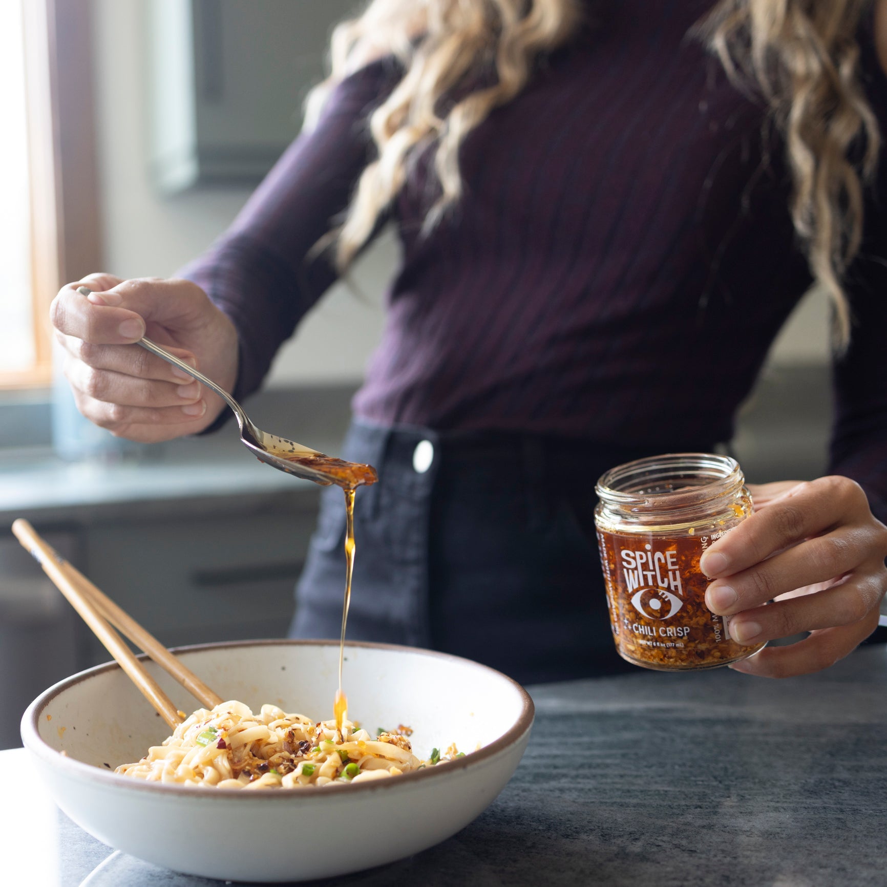 Chili Crisp – Original Flavor- Avocado Oil, Balanced Heat, Flavorful Crunch by Spice Witch, natural skincare detail photo 3