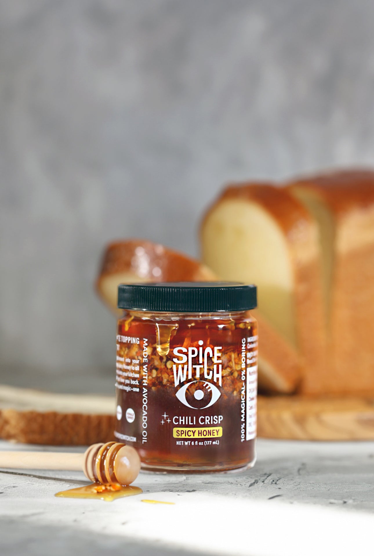 Chili Crisp Spicy Honey Flavor- Avocado Oil, Sweet Heat, Flavorful Crunch by Spice Witch, Southern food gift detail photo 10