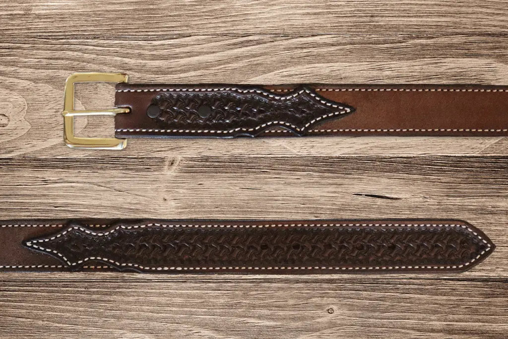 Chocolate Spider Combo Belt - Bargain Barn by Texas Saddlery, Southern food gift main product photo