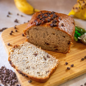 Chocolate Banana Bread detail view by Two and a Half Irishmen - Traditional Irish Baking