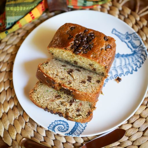 Chocolate Zucchini Bread detail view by Two and a Half Irishmen - Traditional Irish Baking