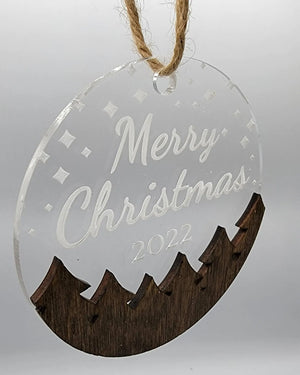 Christmas 2025 Mountains by EverLee Creations, ornament detail photo 2