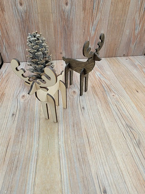 Christmas Deer by EverLee Creations, ornament detail photo 2