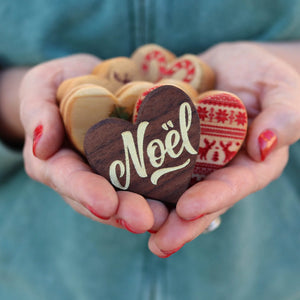 Christmas Hearts :: Engraved Sets by Dennehey Design Co., Southern home decor main product photo