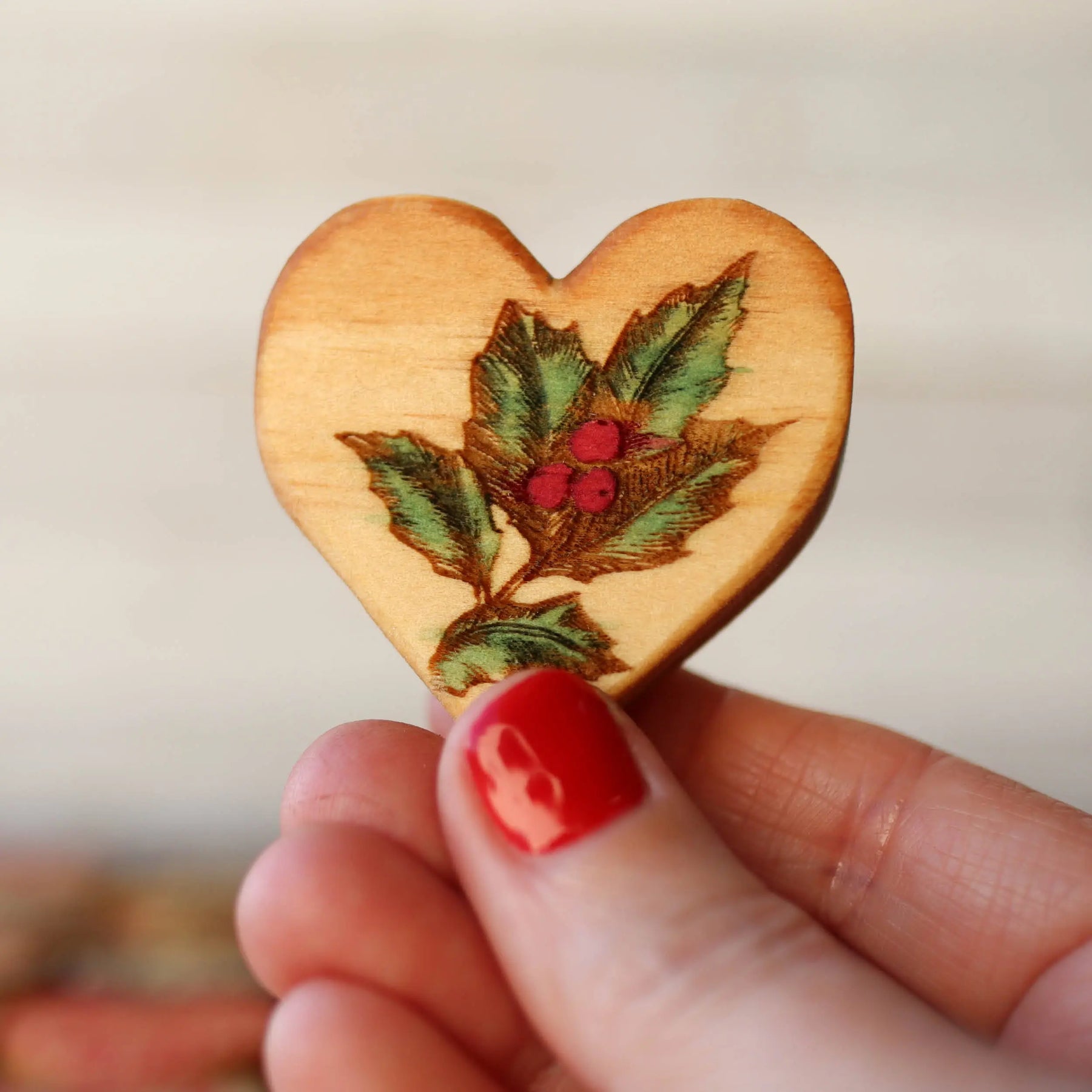 Christmas Hearts :: Engraved Sets by Dennehey Design Co., Southern home decor detail photo 4