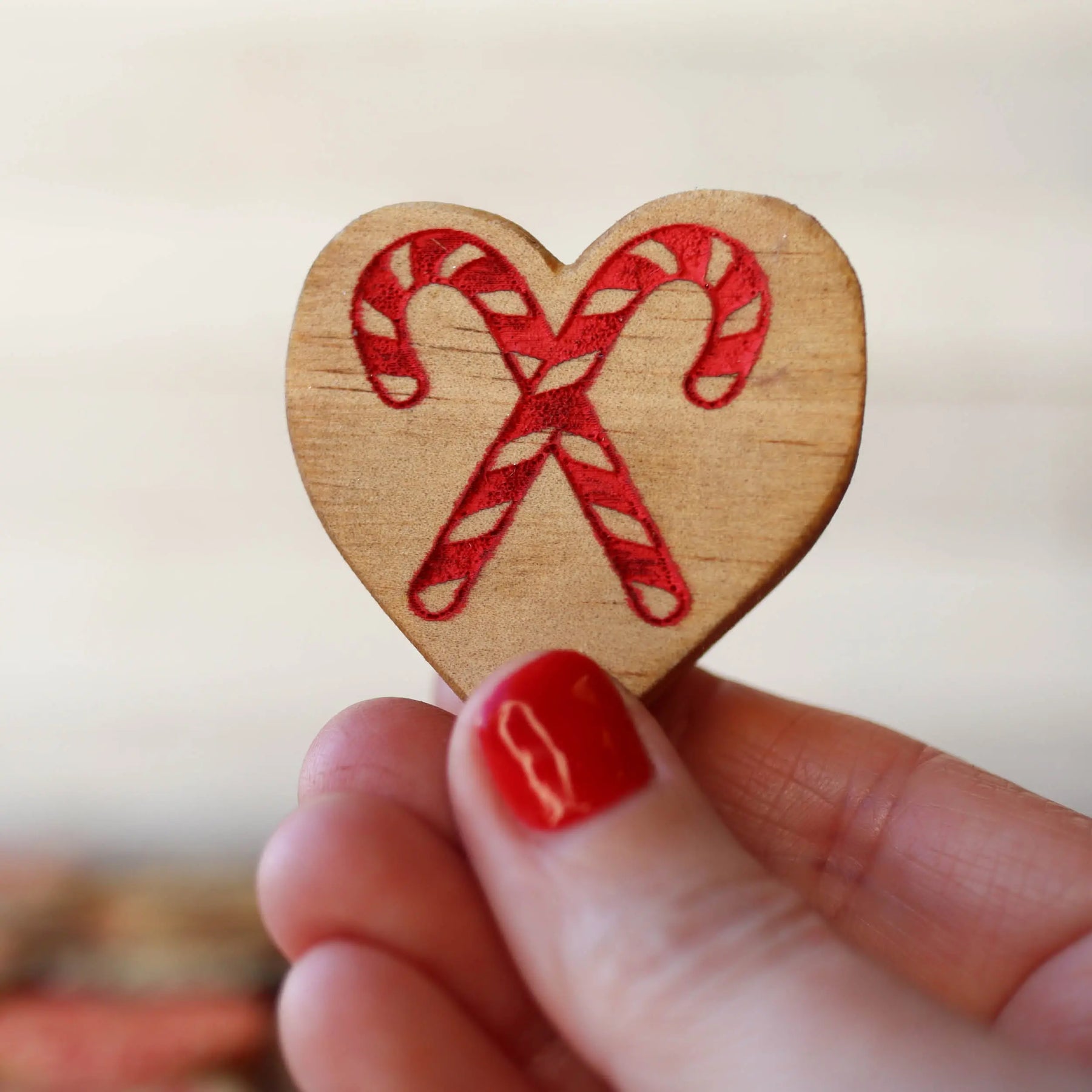 Christmas Hearts :: Engraved Sets by Dennehey Design Co., Southern home decor detail photo 8