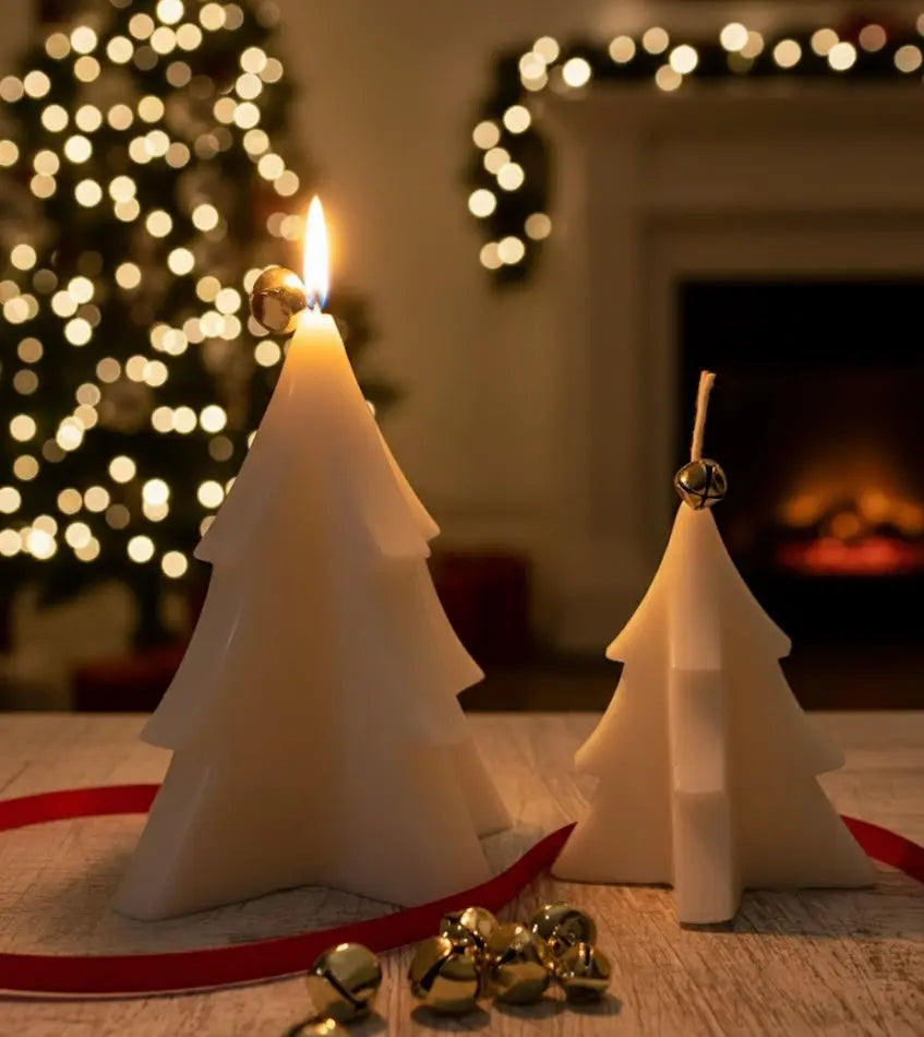Christmas Tree Candle by Believe Candle, scented candle detail photo 3