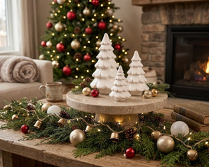 Christmas Tree Set detail view by Believe Candle