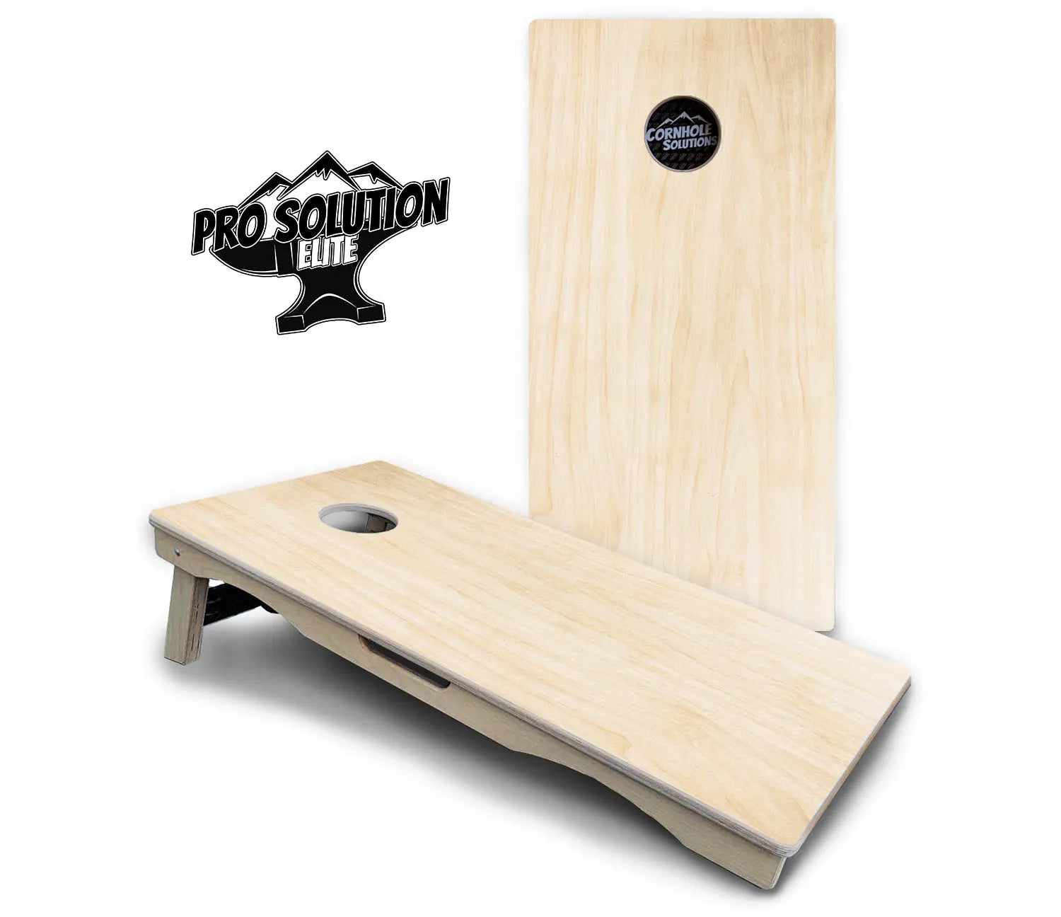 Classic Cornhole Boards - Pro Solution Elite Series - UV Clear Coat (Ready to Play) by Cornhole Solutions, custom cornhole board main product photo