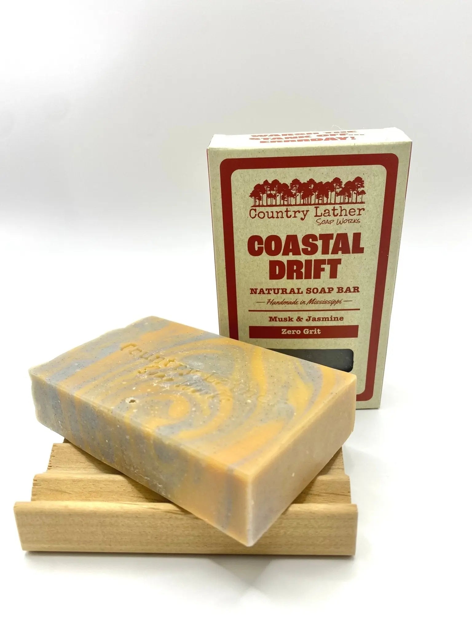 Coastal Drift (Ripped) Soap Bar Set of 30 Bars WHOLESALE by Country Lather Soap Works, natural skincare main product photo
