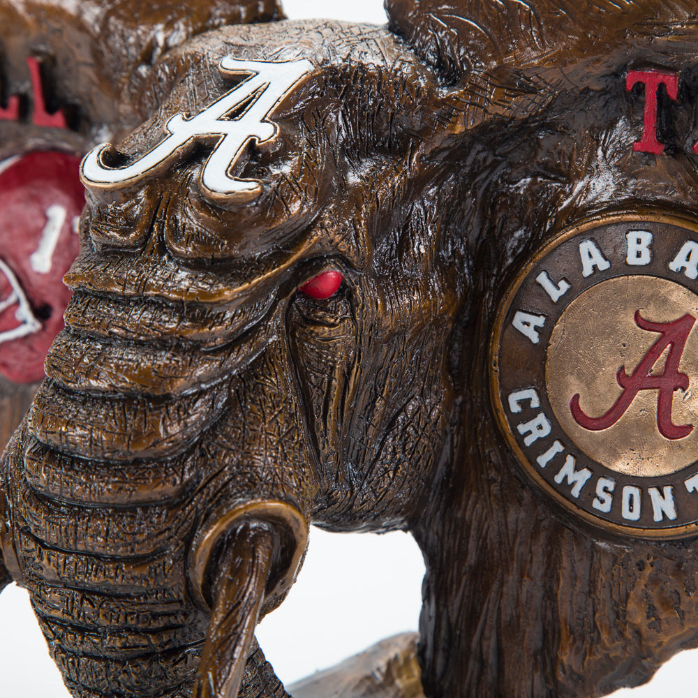 Alabama Crimson Tide Cast Bronze Elephant Statue by College Bronze