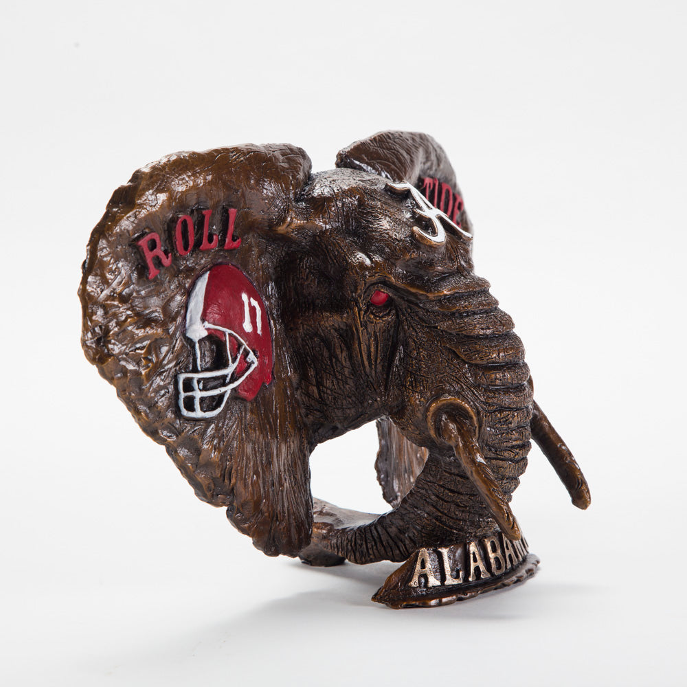 Alabama Crimson Tide Cast Bronze Elephant Statue alternate view 4
