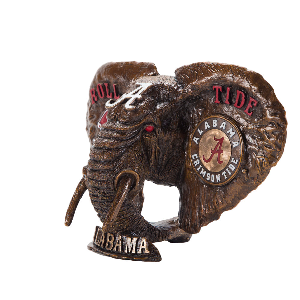 Alabama Crimson Tide Cast Bronze Elephant Statue alternate view 5