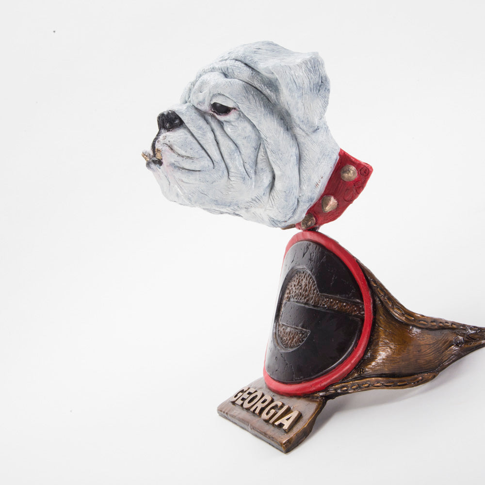 Georgia Bulldogs Cast Bronze UGA Dawg Sculpture alternate view 6