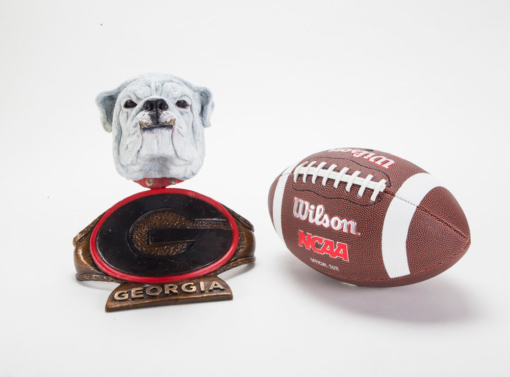 Georgia Bulldogs Cast Bronze UGA Dawg Sculpture alternate view 2
